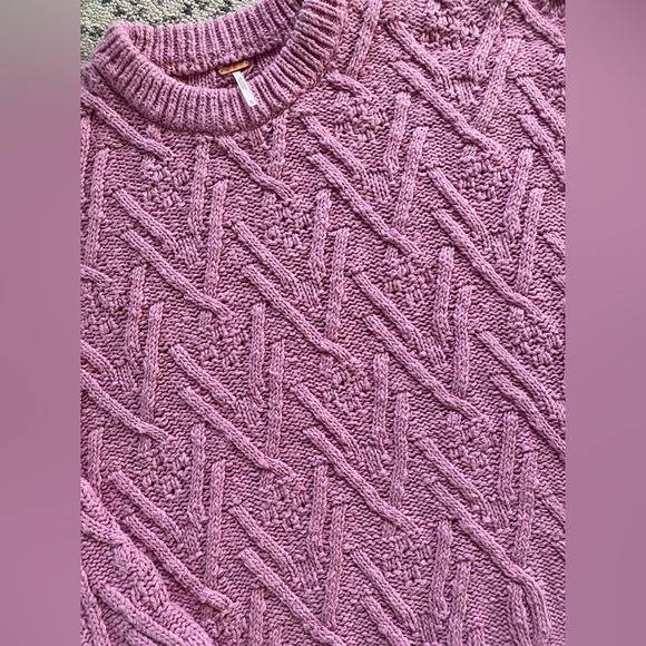 Free People Isla Cable Knit Tunic Sweater - Picture 5 of 7